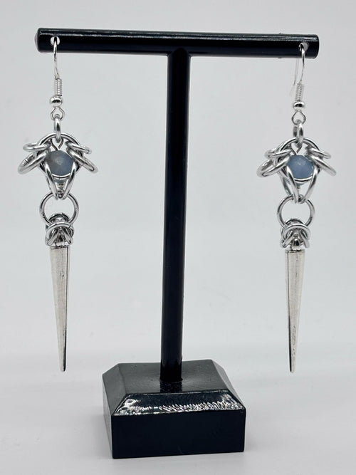 Captive Angelite Earrings - Luxxuria Mode