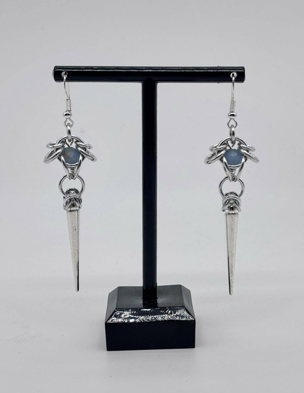 Captive Angelite Earrings - Luxxuria Mode