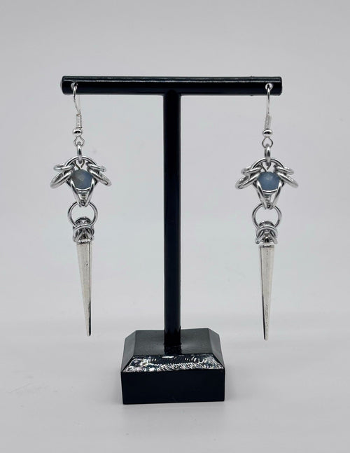 Captive Angelite Earrings - Luxxuria Mode