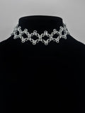 Stitch Star Choker - Luxxuria Mode